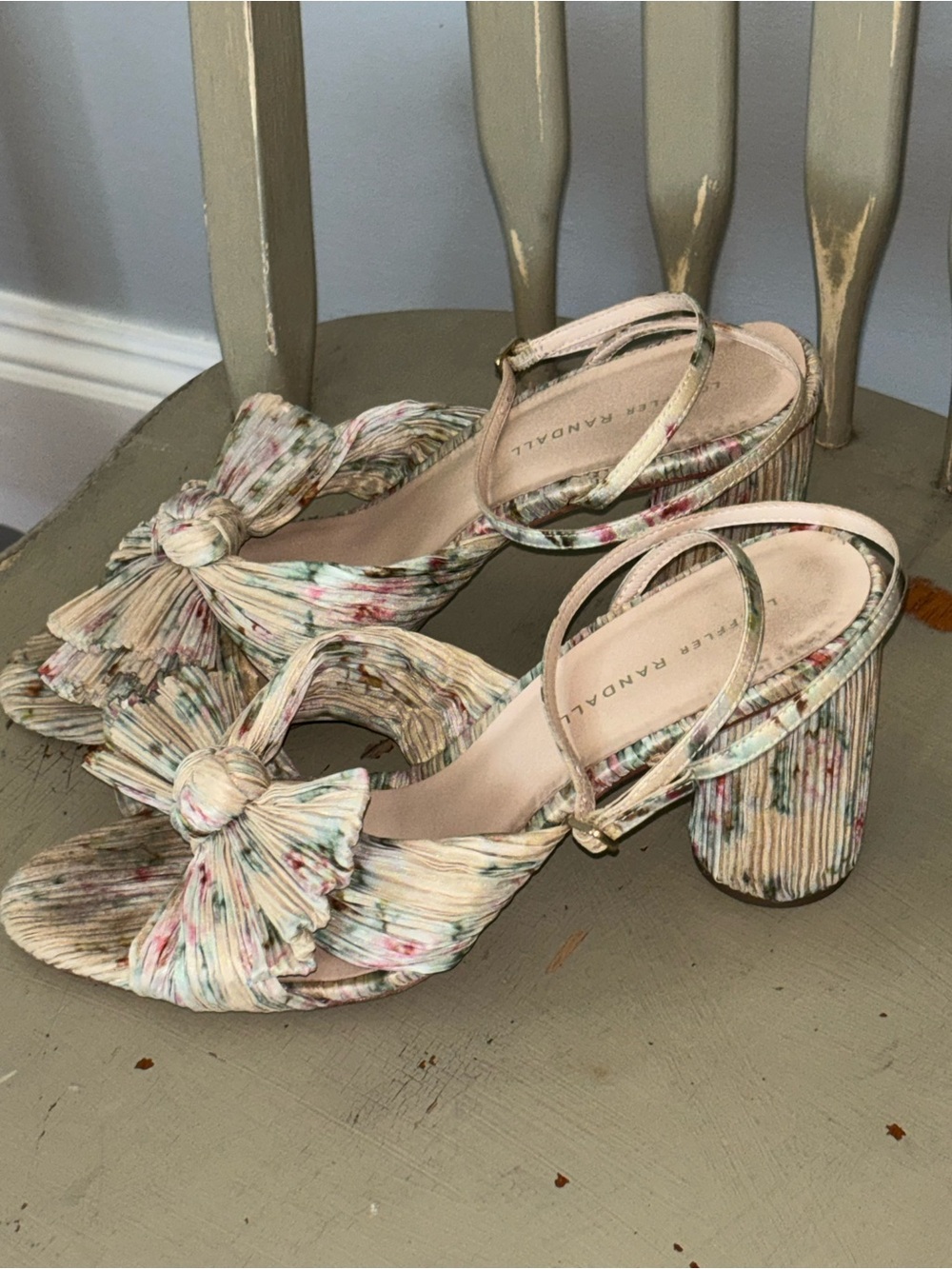 Loeffler Randall. Block heel Sz 10
